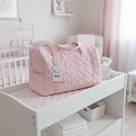 Borsa Nascita Principessa Rosa. Dim 45x30x18 - Piccole Canaglie - PC20102