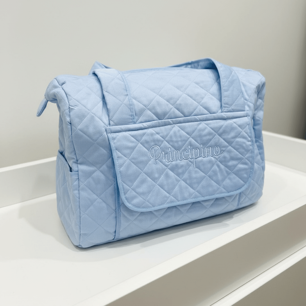 Borsa nascita Principino dim 45x30x18 - Piccole Canaglie - PC21934