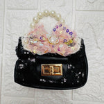 Borsetta bimba nera Paiette - Piccole Canaglie - PC21298