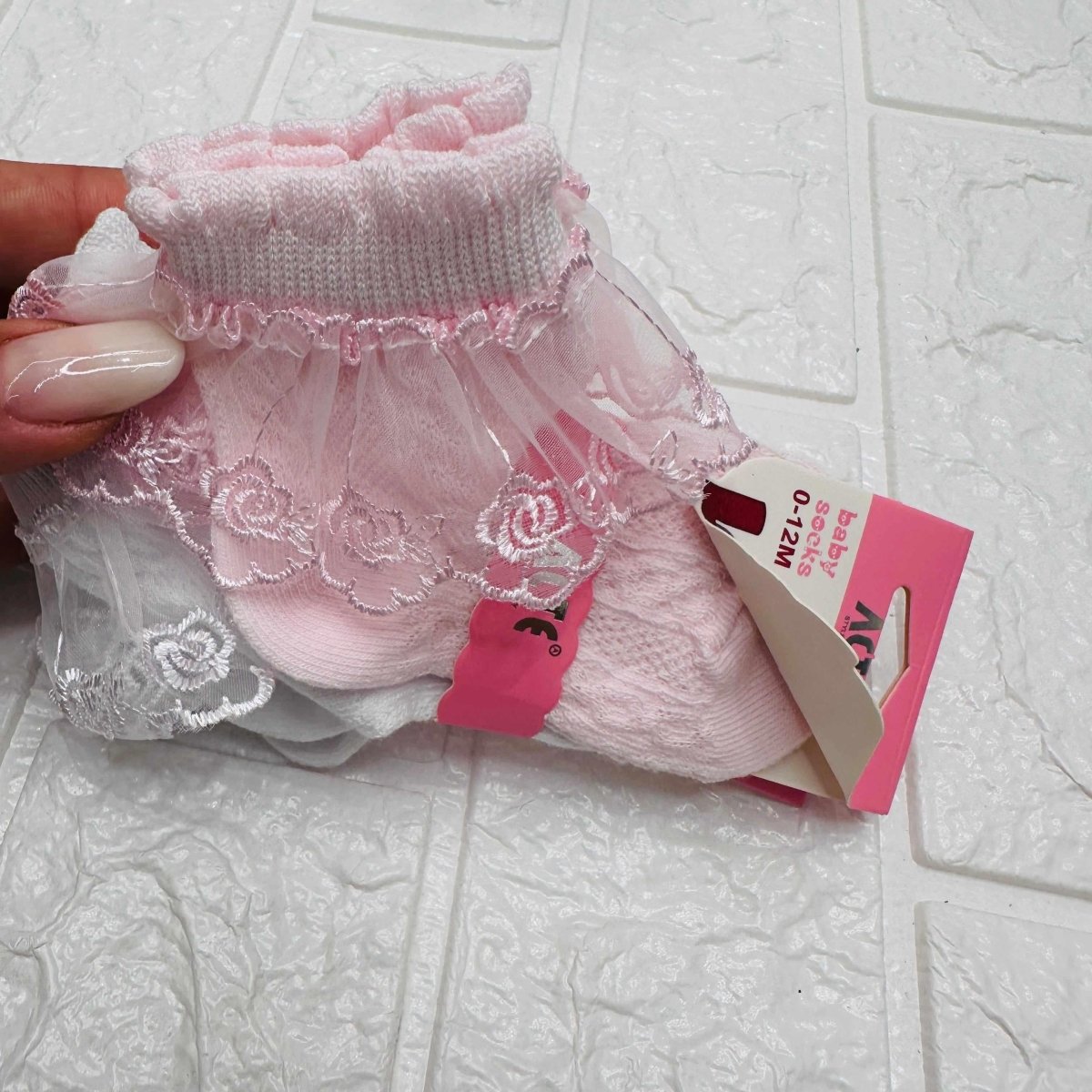 Calze con Riccetto mesi - Piccole Canaglie - PC21868