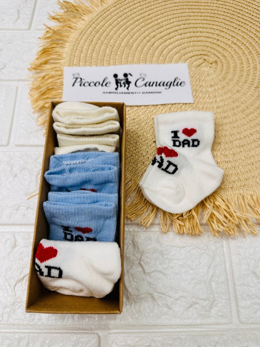 Calzini Cotone Neoanto Dad 6 Paia - Piccole Canaglie - PC25208