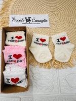 Calzini CotonE Neonata Dad e Mam 6 Paia - Piccole Canaglie - PC25207