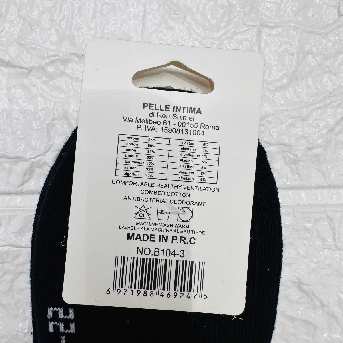 Calzini neri - Piccole Canaglie - PC21338