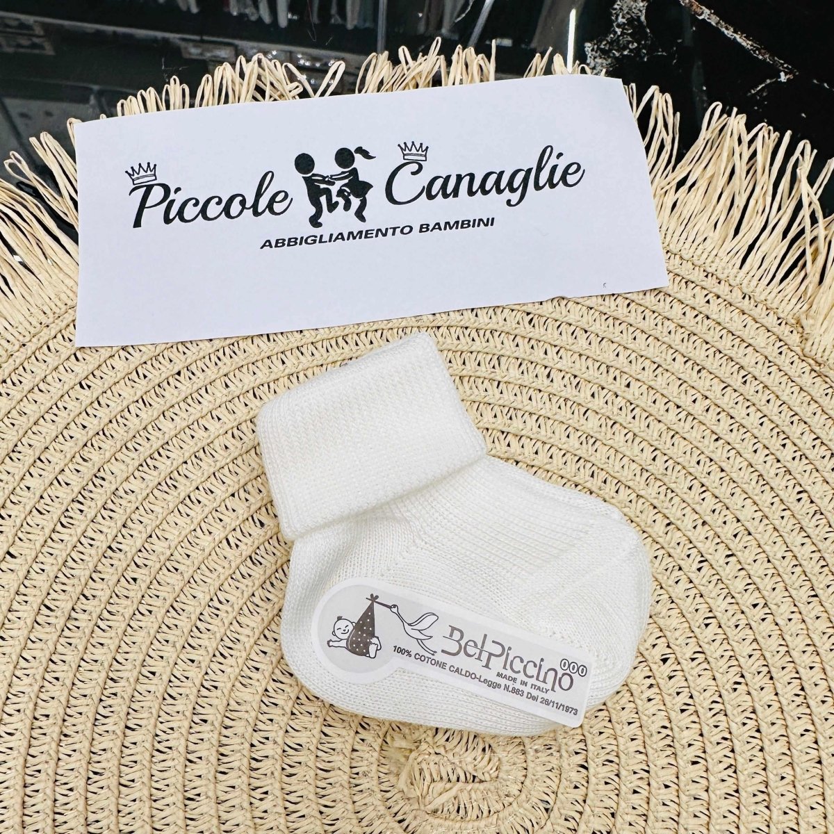 Calzino clinico avorio - Piccole Canaglie - 