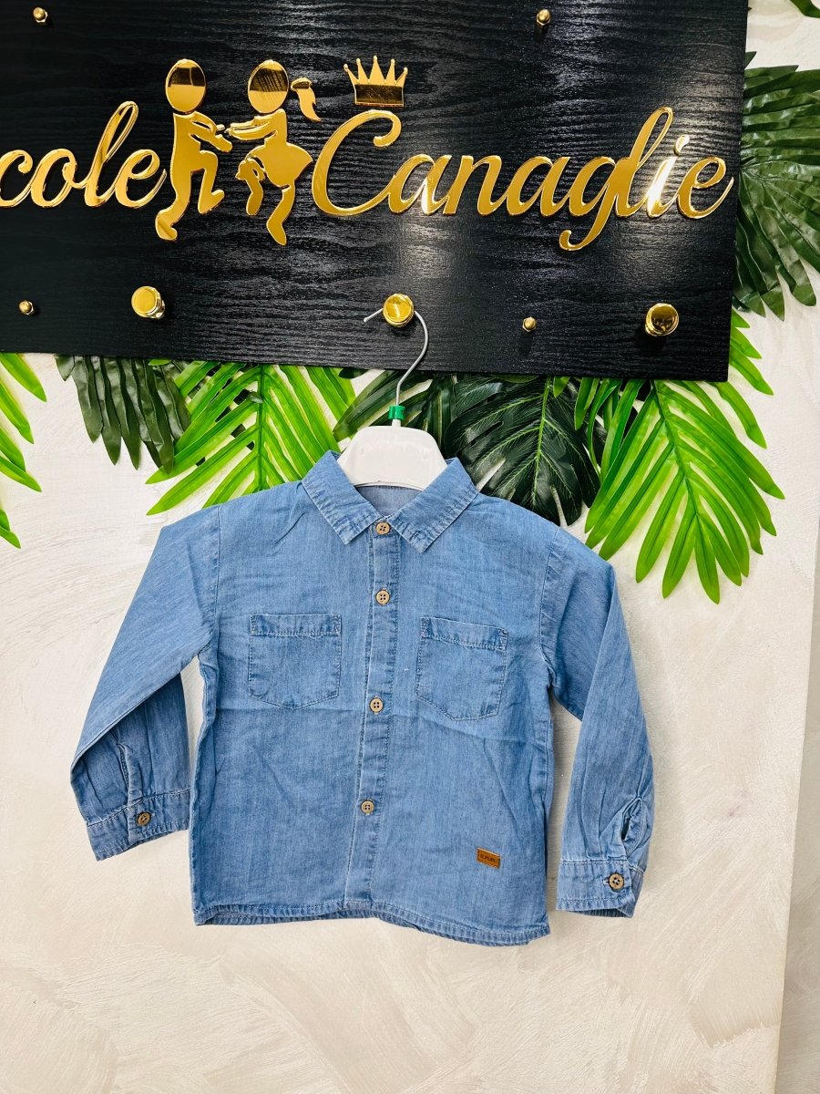 Camicia Jeans Baby - Piccole Canaglie - PC26298
