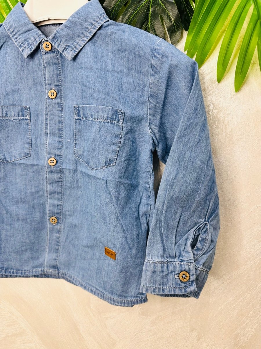 Camicia Jeans Baby - Piccole Canaglie - PC26298