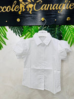 Camicia Mezza Manica Brillantini ✨ - Piccole Canaglie - PC27112