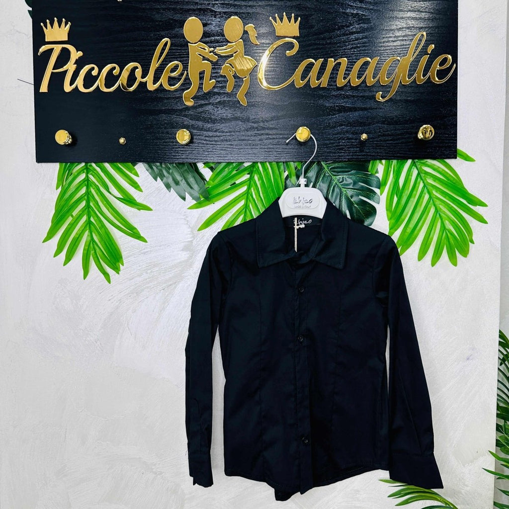 Camicia Nera mesi - Piccole Canaglie - PC21788