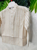 Camicia Riga T3a Beige - Piccole Canaglie - PC26292