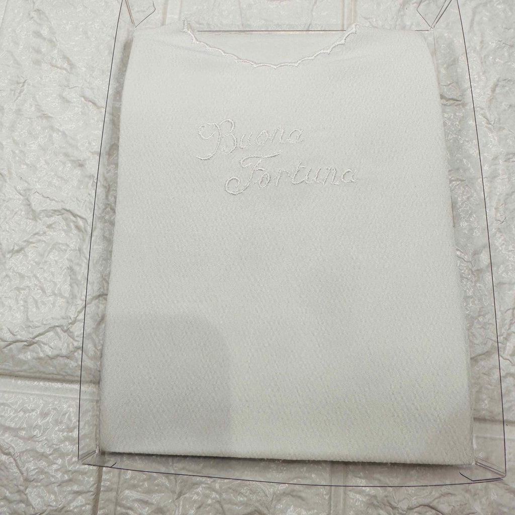 Camicina della fortuna in seta bianca - Piccole Canaglie - PC20103