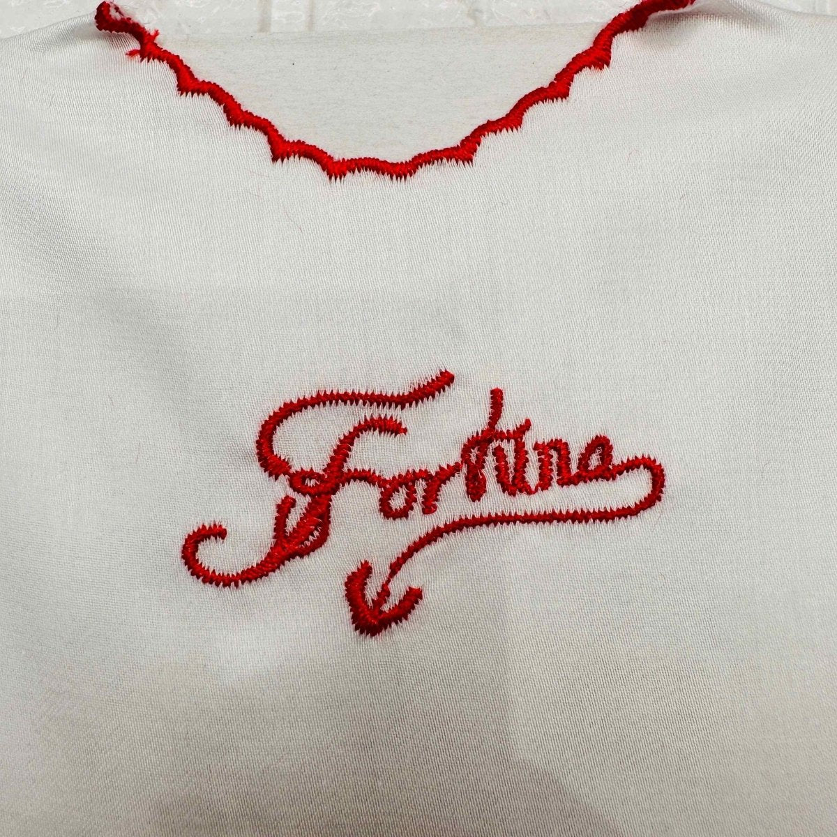 Camicina della fortuna in seta rossa - Piccole Canaglie - PC20106