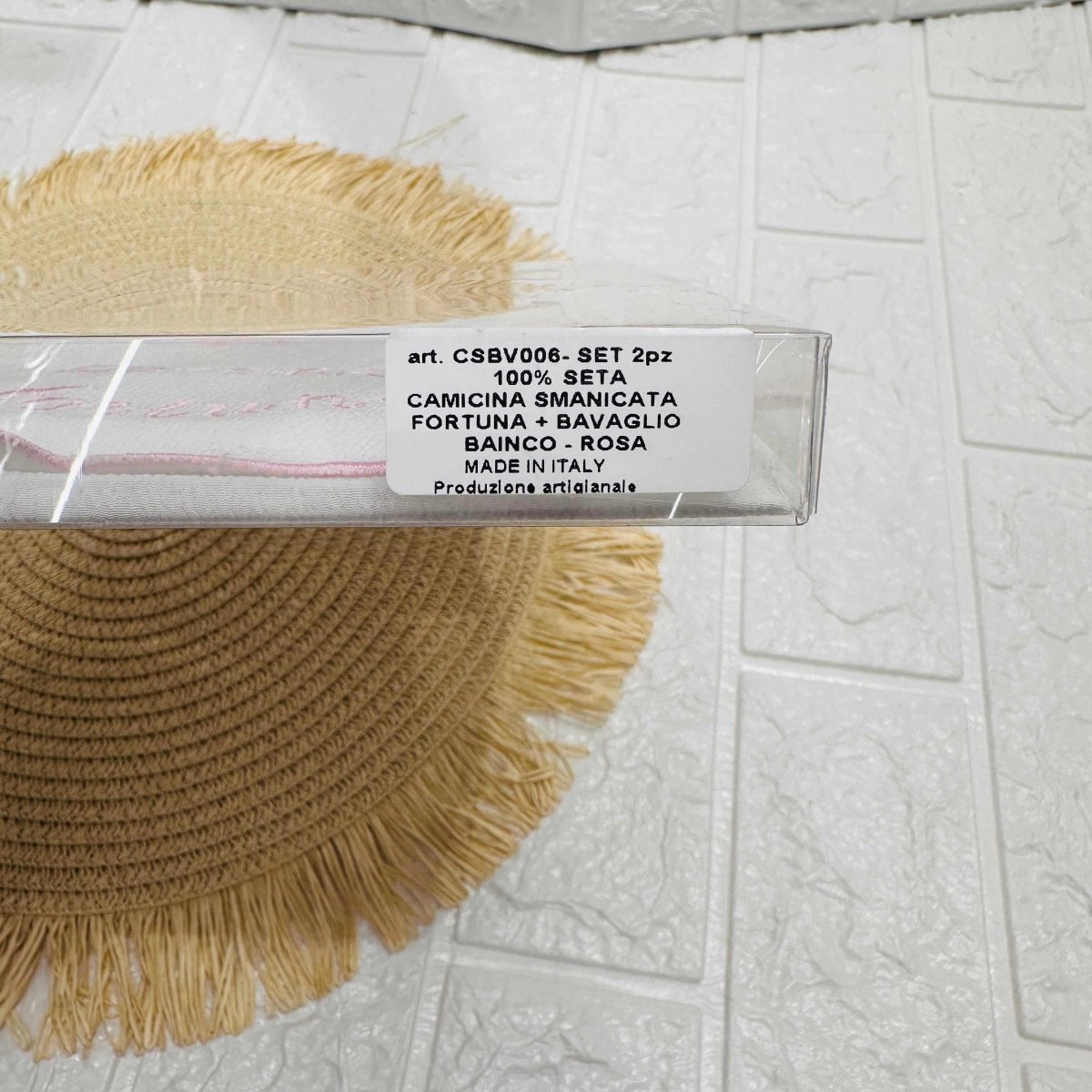 Camicina Fortuna + Bavetta Rosa - Piccole Canaglie - PC21954