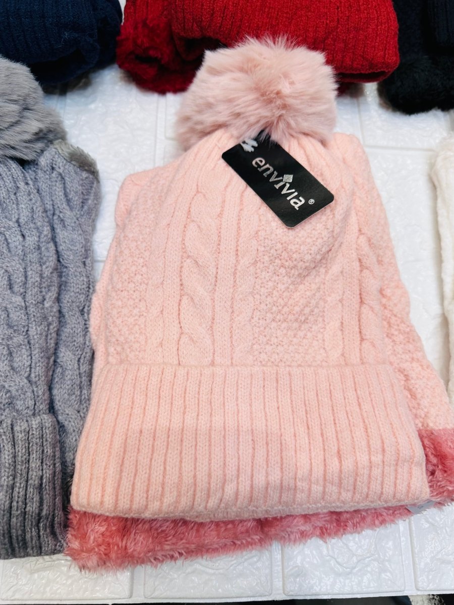 Capello + Scaldacollo Treccia taglia 4 a 16 anni - Piccole Canaglie - PC23976