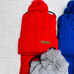 Capello + sciarpa Treccioni - Piccole Canaglie - PC23073