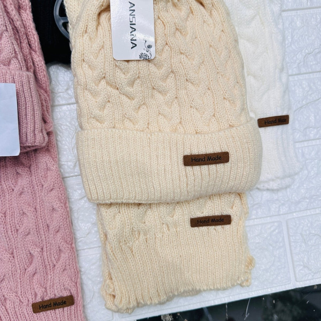 Capello + sciarpa Treccioni - Piccole Canaglie - PC23073