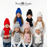 Capello + sciarpa Treccioni - Piccole Canaglie - PC23073