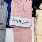 Capello + sciarpa Treccioni - Piccole Canaglie - PC23073