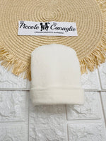 Cappellino Caldo cotone panna WSB3917 - Piccole Canaglie - PC23770