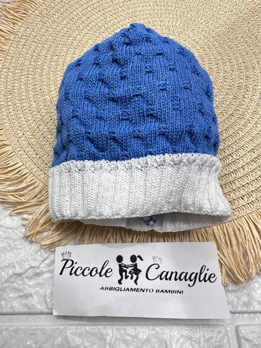 Cappellino In Filo Carta Da Zucchero/Bianco B116 - Piccole Canaglie - PC26926