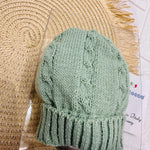 Cappellino lana Verde C206 - Piccole Canaglie - PC22028