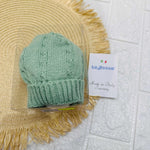Cappellino lana Verde C206 - Piccole Canaglie - PC22028
