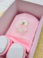 Cappello + Babbucce Orsetto Rosa Wse8795 - Piccole Canaglie - PC28504
