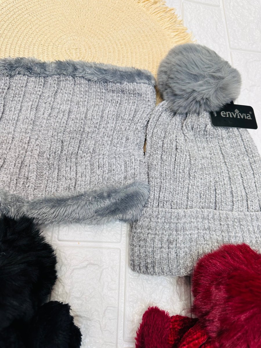 Cappello + ScaldaCollo Ciniglia taglia 4 a 16 anni - Piccole Canaglie - PC23969