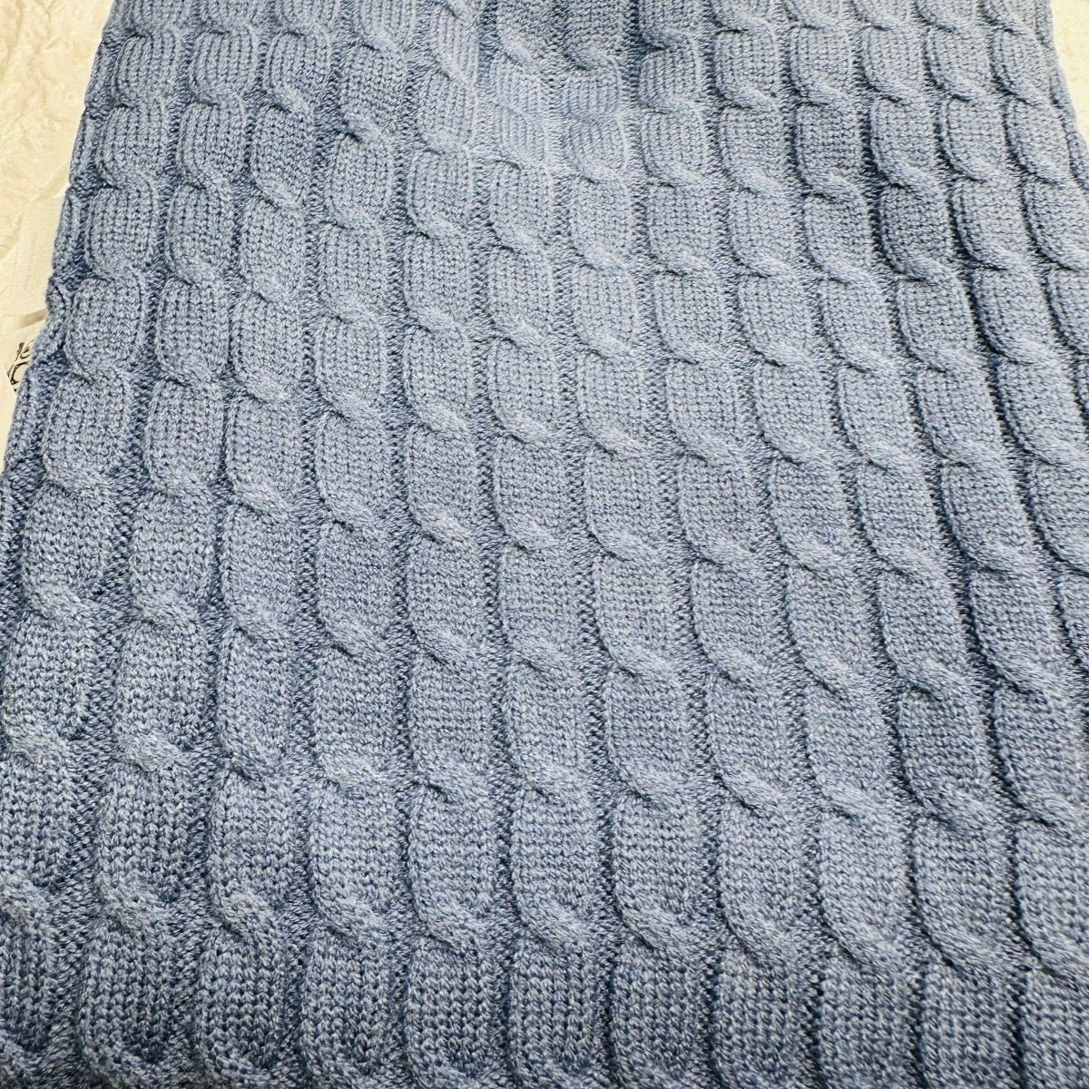 Cappello + scialle blu - Piccole Canaglie - PC20108