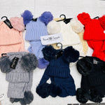 Cappello + sciarpa 2 Pon Pon J36 - Piccole Canaglie - PC23080