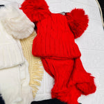 Cappello + sciarpa 2 Pon Pon J36 - Piccole Canaglie - PC23080