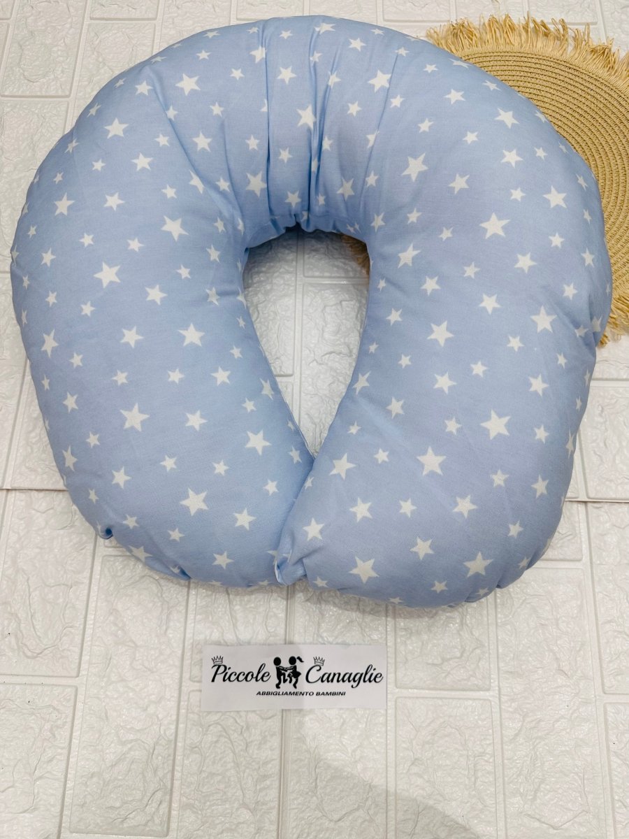 Ciambella allattamento celeste stelle - Piccole Canaglie - PC23333