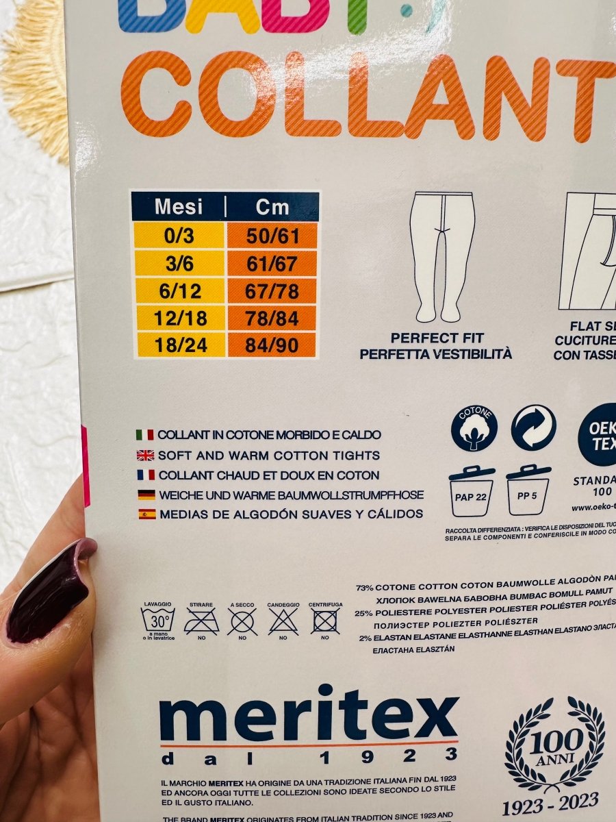 Collant Panna Caldo Cotone - Piccole Canaglie - PC24004