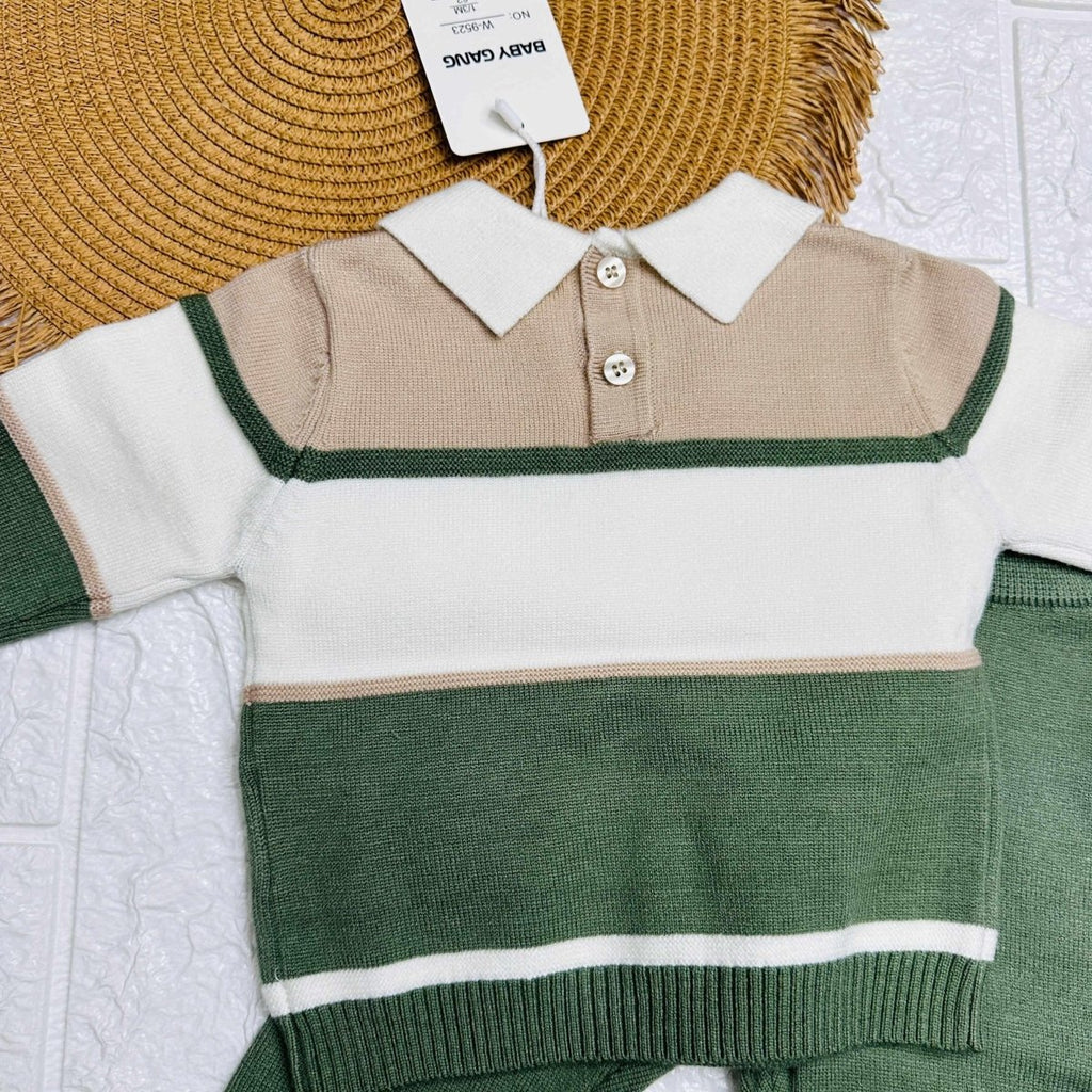 Compeleto Righe neonato - Piccole Canaglie - PC21871