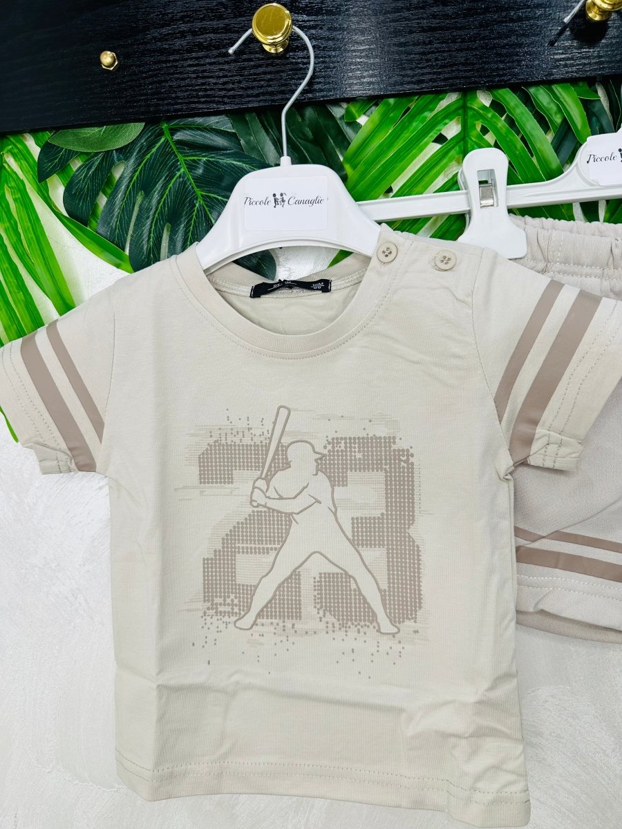 Completo 23 Beige - Piccole Canaglie - PC29326