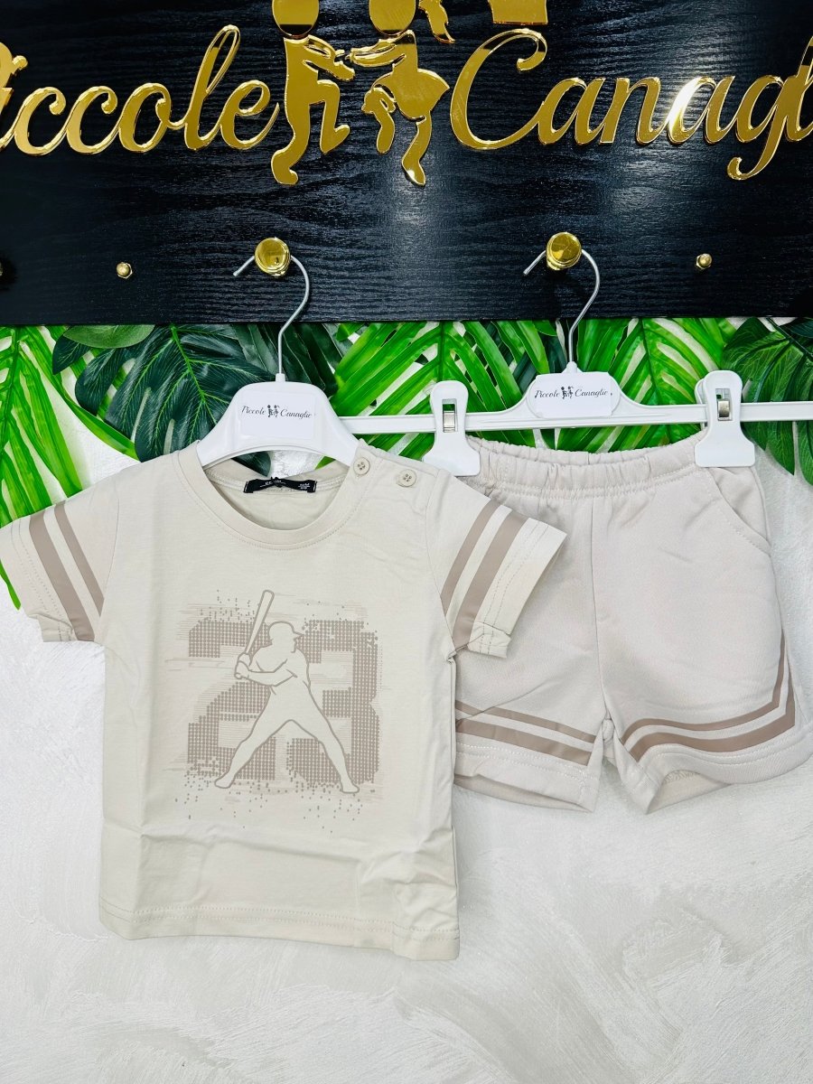 Completo 23 Beige - Piccole Canaglie - PC29326