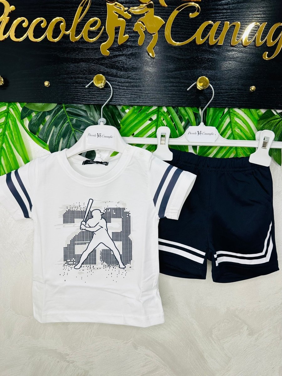 Completo 23 Bianco - Piccole Canaglie - PC29336