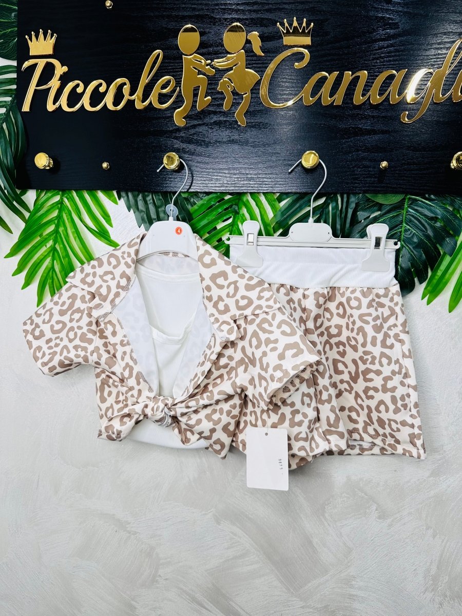 Completo 3 Pezzi Fantasia Leo Begie 9875 - Piccole Canaglie - PC27370