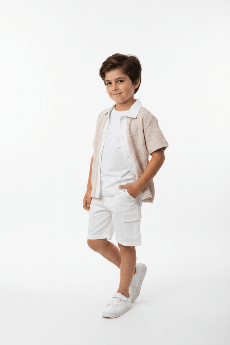 Completo Aperitivo 8572 Beige - Piccole Canaglie - PC27517