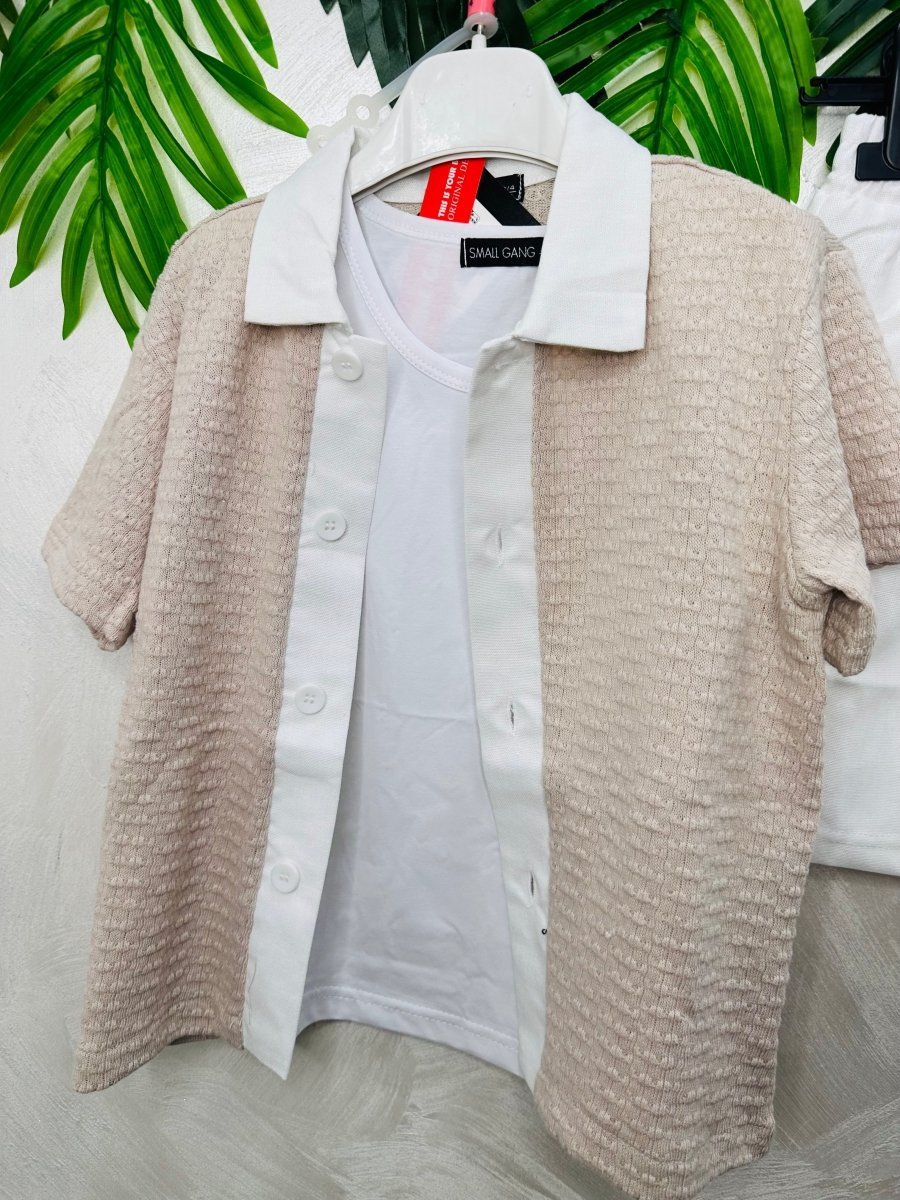 Completo Aperitivo 8572 Beige - Piccole Canaglie - PC27517