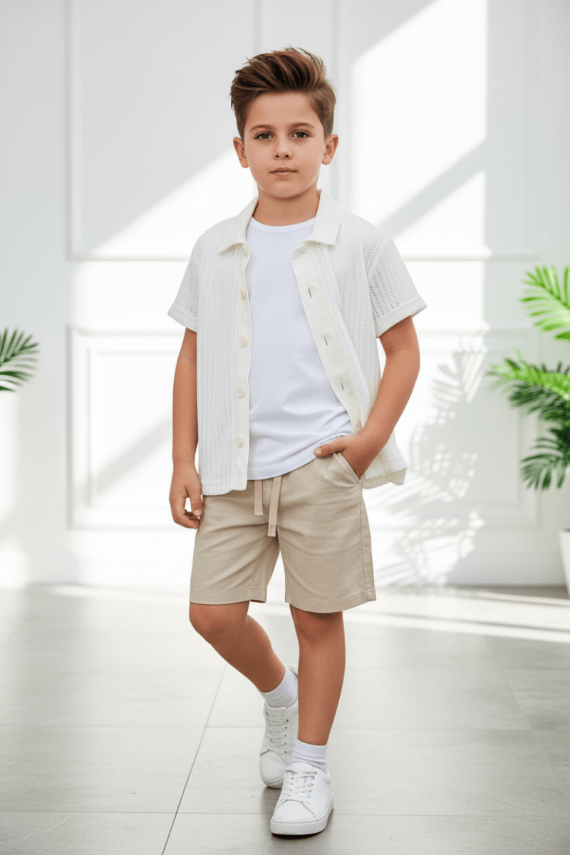 Completo Aperitivo Beige 8575 - Piccole Canaglie - PC27505