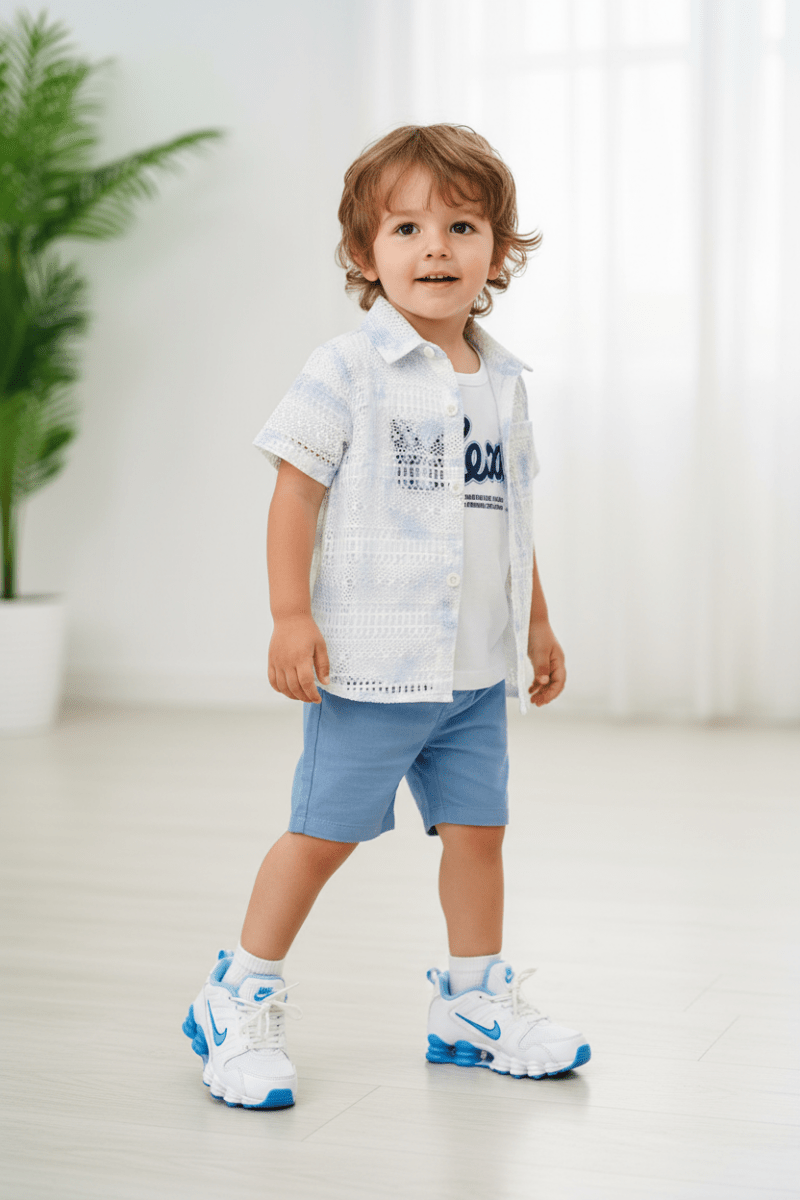 Completo Aperitivo Celeste 5580 - Piccole Canaglie - PC27458
