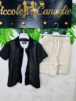 Completo Aperitivo Nero 8575 - Piccole Canaglie - PC27511