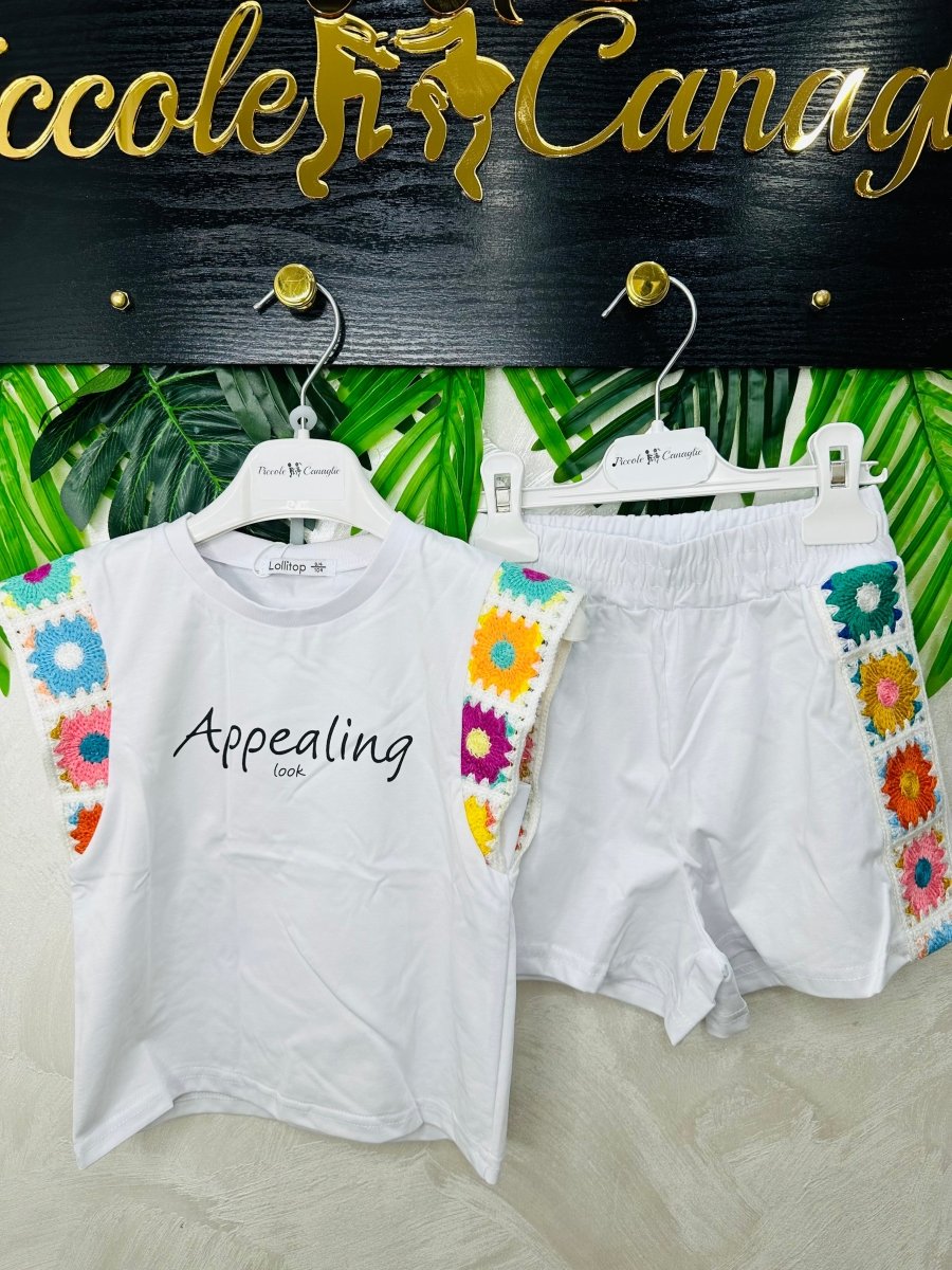 Completo Appealing Look Bianco 702 - Piccole Canaglie - PC28700