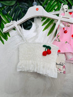 Completo baby ciliegina rosa - Piccole Canaglie - PC29864