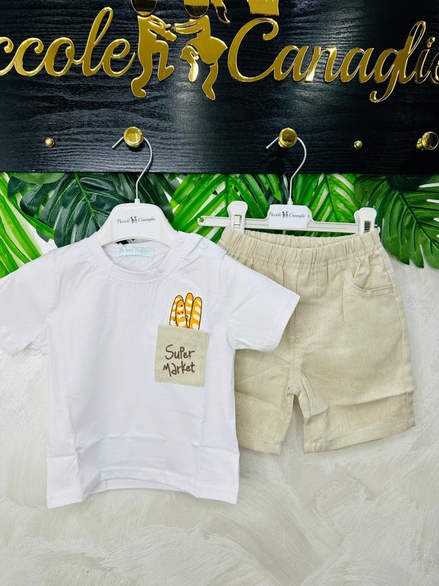 Completo Baghette Bianco - Piccole Canaglie - PC29184