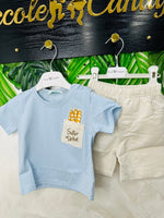 Completo Baghette Celeste - Piccole Canaglie - PC29189