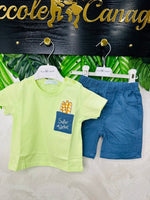 Completo Baghette Verde - Piccole Canaglie - PC29179