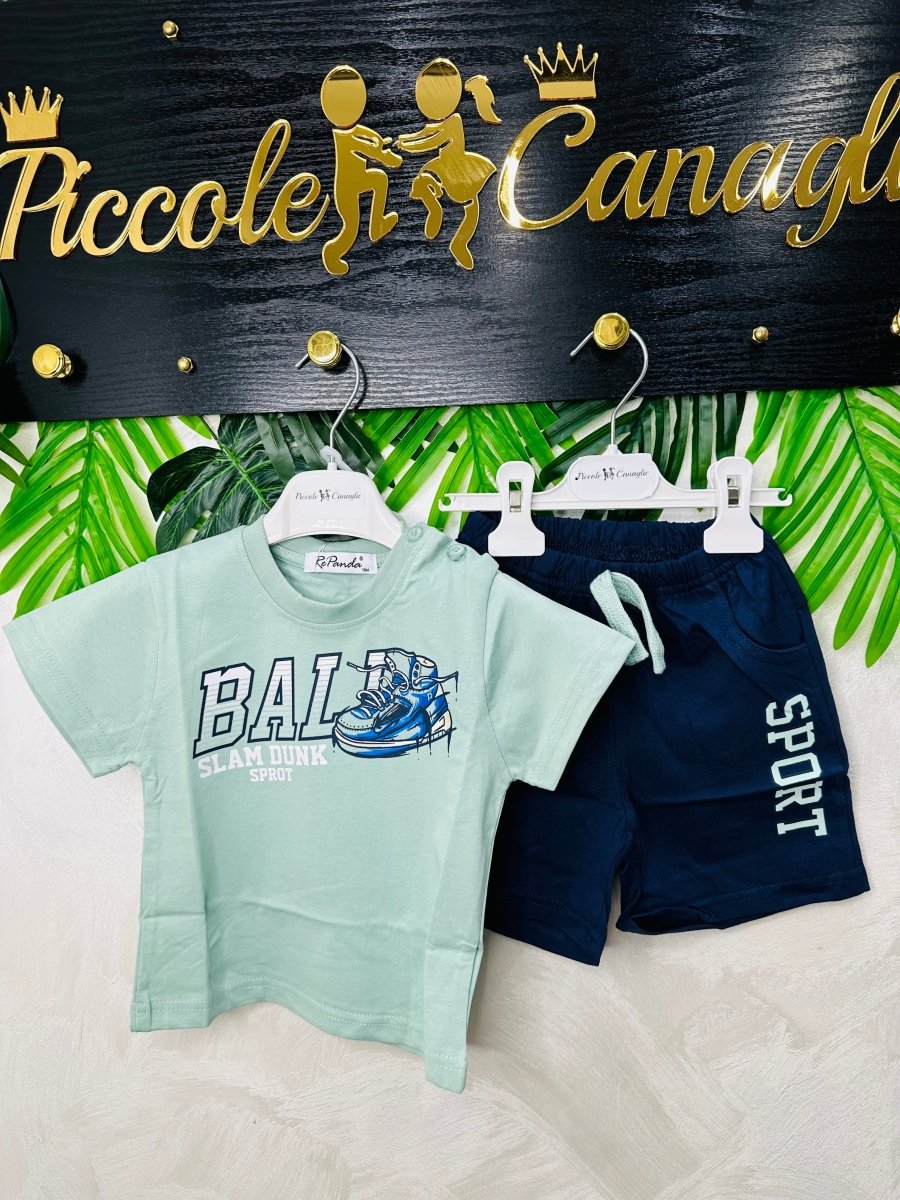 Completo Ball Verde 1662 - Piccole Canaglie - PC28690