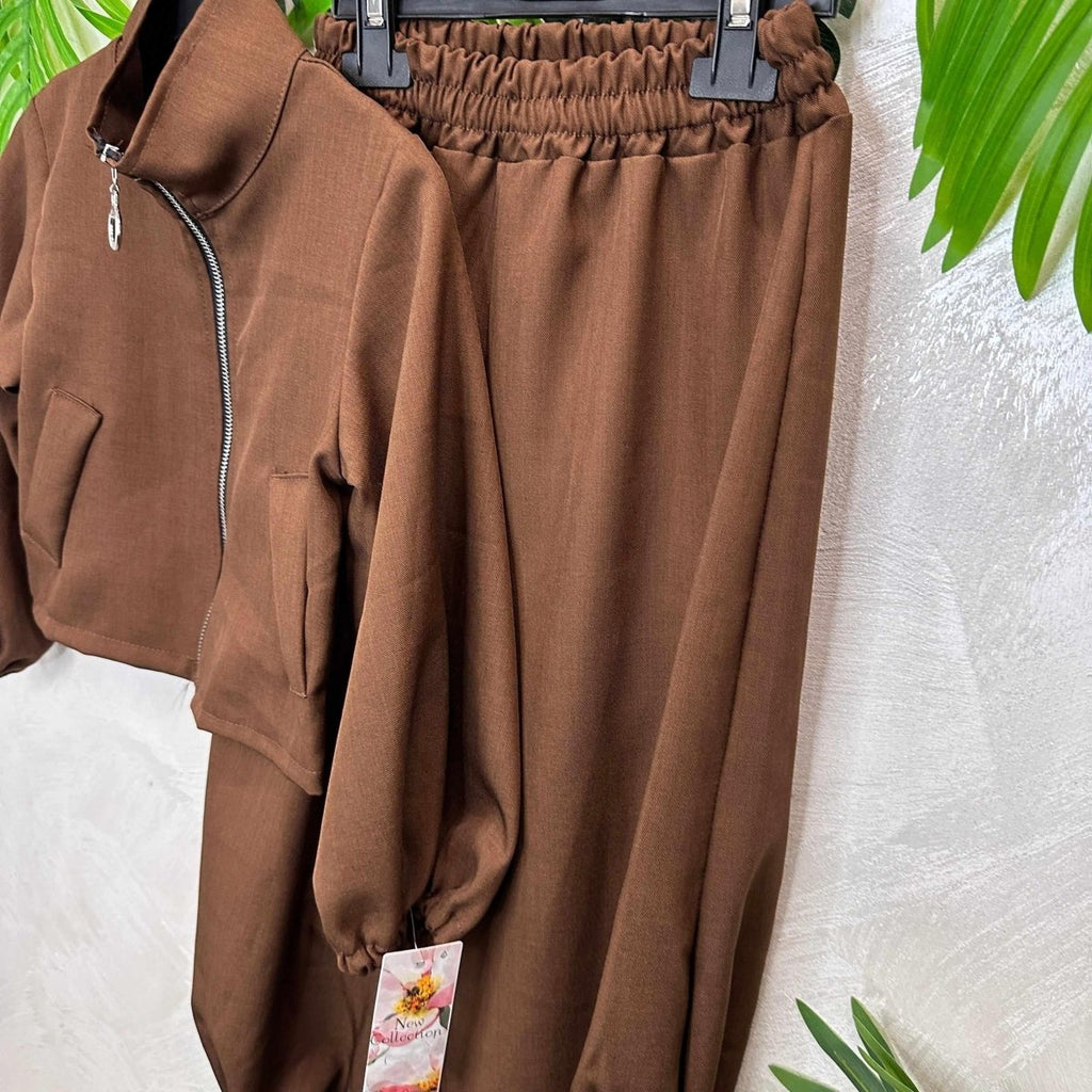 Completo Ballon Marroncino - Piccole Canaglie - PC21661