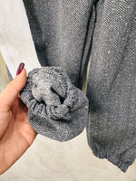 Completo Ballon Vogue brillantino Maglioncino Bianco - Piccole Canaglie - PC24093